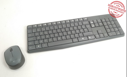Klawiatura i mysz LOGITECH MK235 BEZ NADAJNIKA